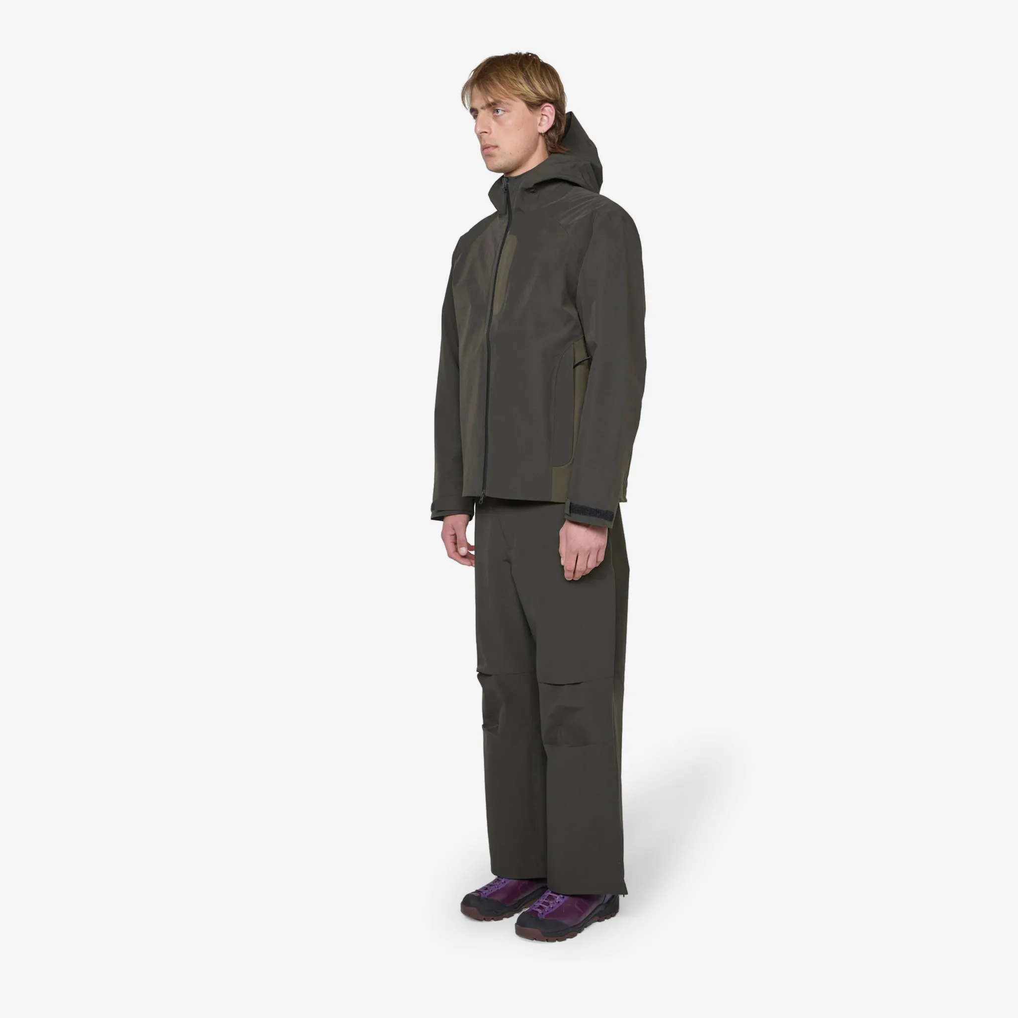 3L Shell Jacket Moss Green