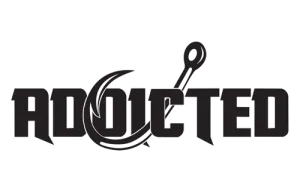 Addicted Fishing 10" Decal
