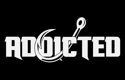 Addicted Fishing 10" Decal