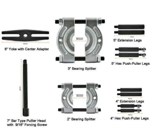 Automotive 12PCS Bearing Extractor