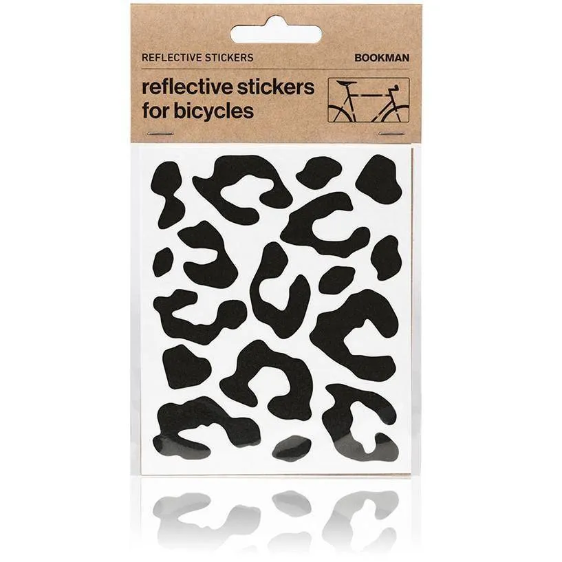Bookman Reflective Leopard Print Stickers