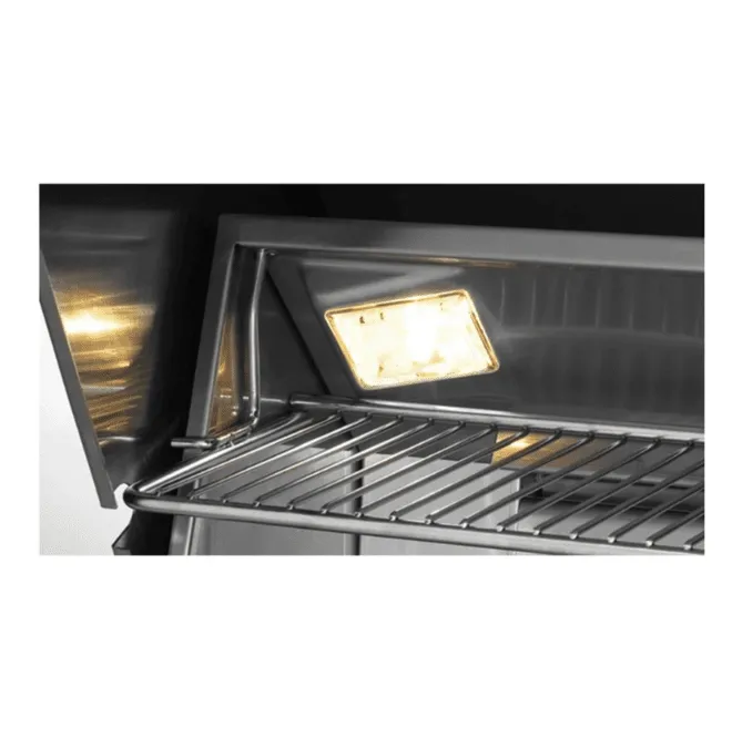 Fire Magic Aurora A660s 30-Inch Natural Gas Freestanding Grill w/ Flush Mounted Single Side Burner and Analog Thermometer - A660S-7EAN-62