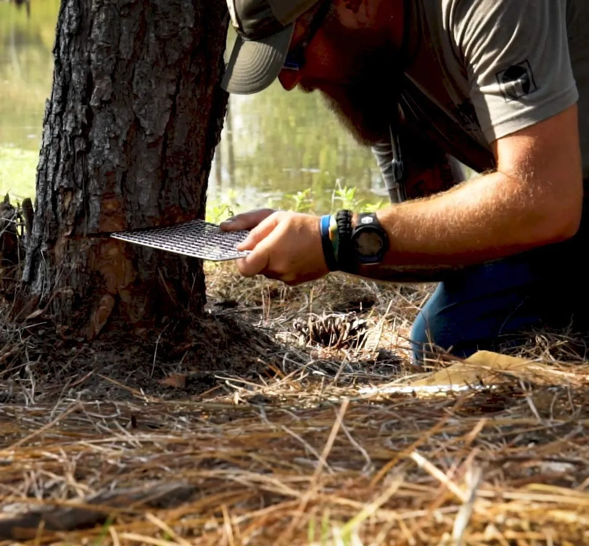HellFire Bushcraft Stainless Steel Grill Set