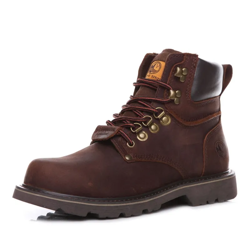 Hiking Shoes Men/Women's Waterproof Hunting Boots - Leather Work Boots