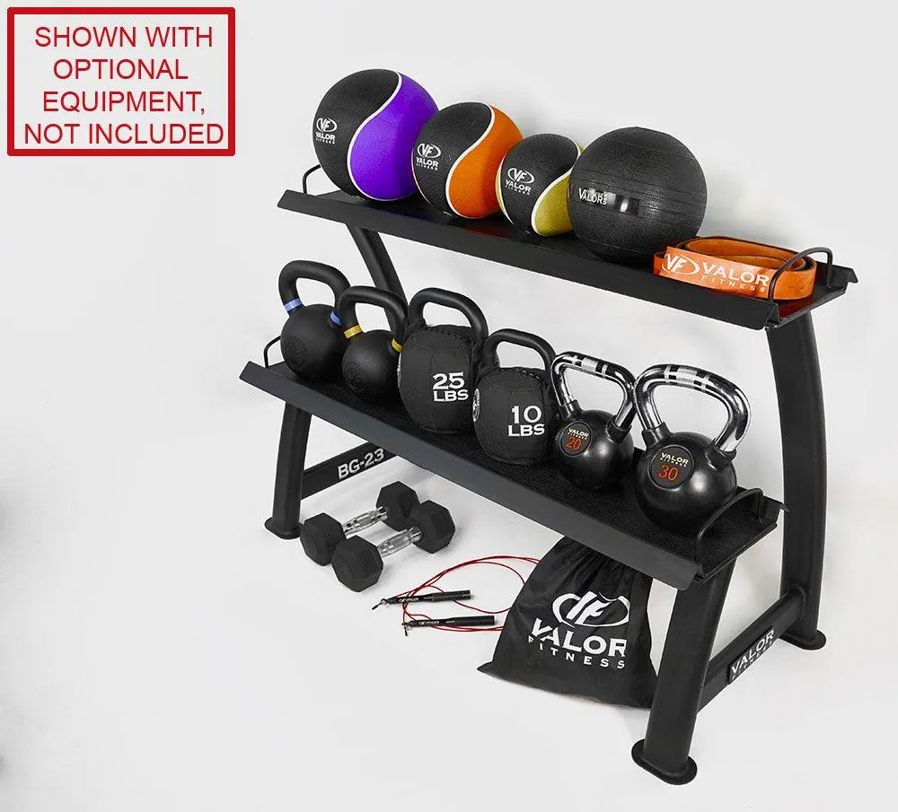 Kettlebell 2 Tier Storage Rack
