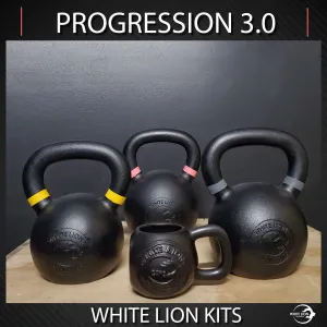 Kettlebell Package: Progression 3.0 (20kg/24kg/28kg   650ml Kettlebell Mug) |