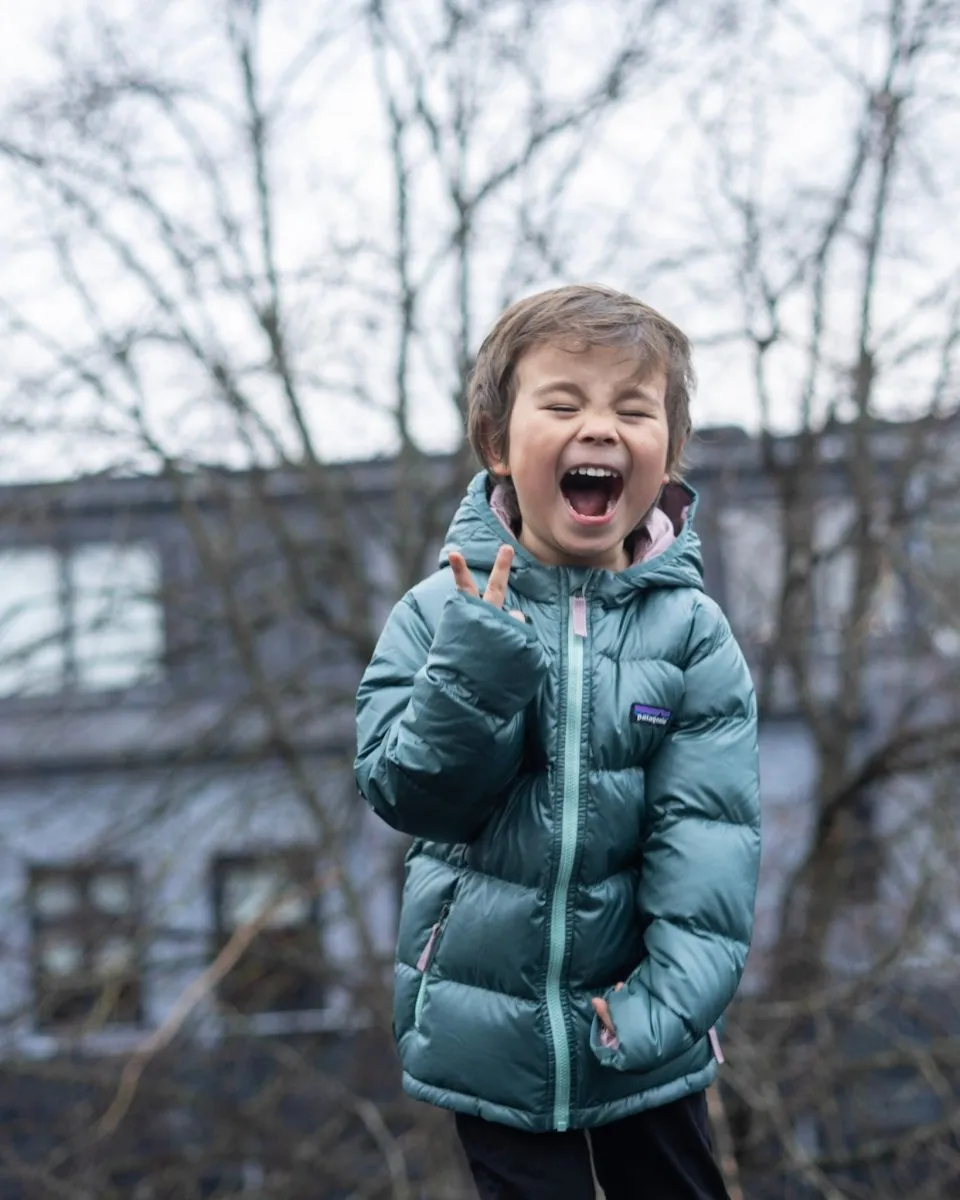 Kids HI Down Jacket - Regen Green