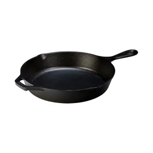 Lodge L8SK3 Cast Iron Skillet, Seasoned, 10"