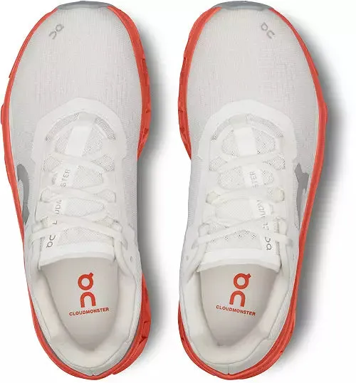 On Cloudmonster White Flame Women's