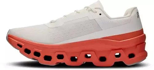 On Cloudmonster White Flame Women's