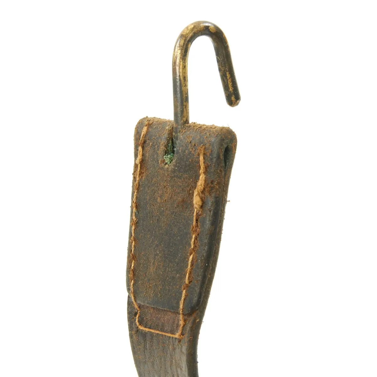 Original U.S. Civil War Leather Musket Sling with Keeper - 41 inches long