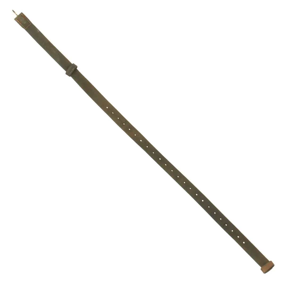 Original U.S. Civil War Leather Musket Sling with Keeper - 41 inches long