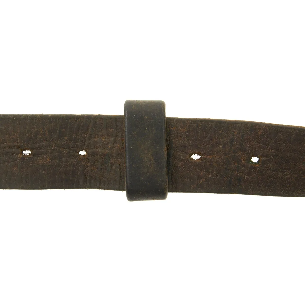 Original U.S. Civil War Leather Musket Sling with Keeper - 41 inches long