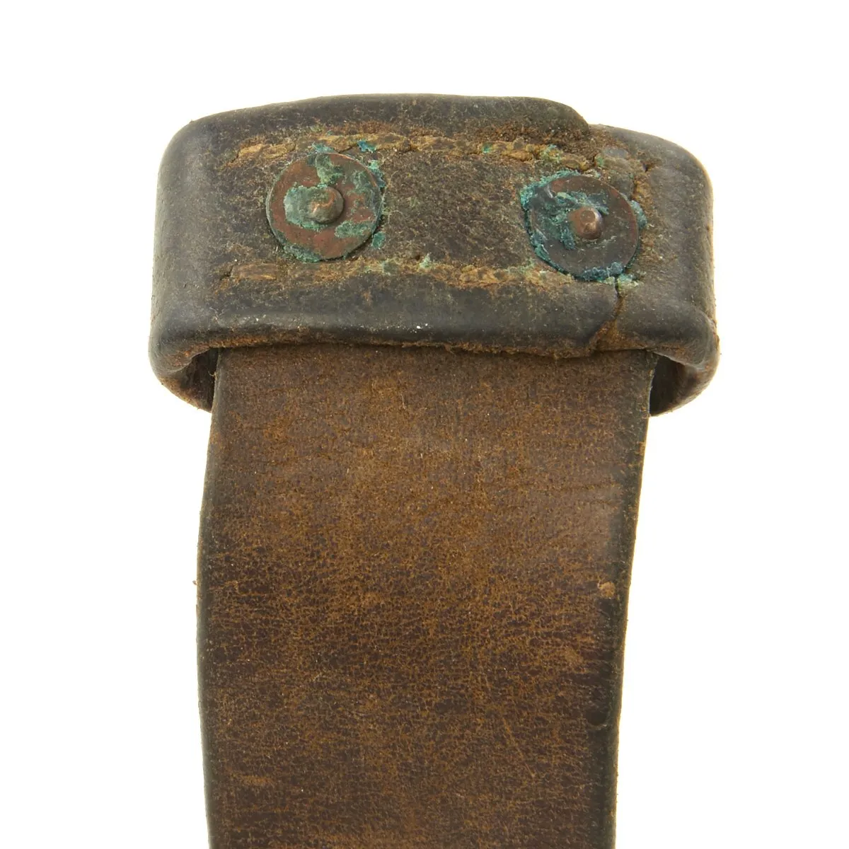 Original U.S. Civil War Leather Musket Sling with Keeper - 41 inches long