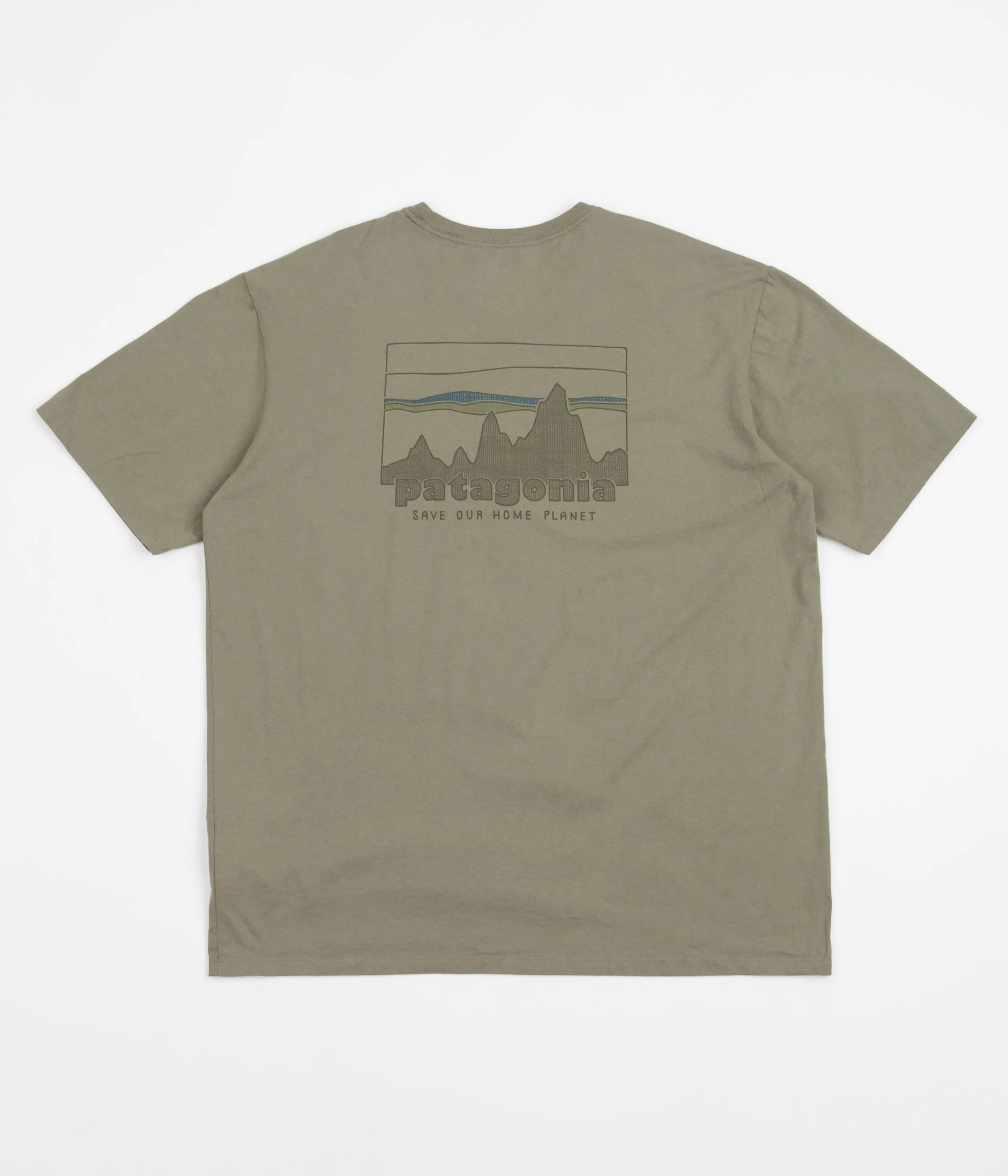 Patagonia 73 Skyline Organic T-Shirt - Garden Green