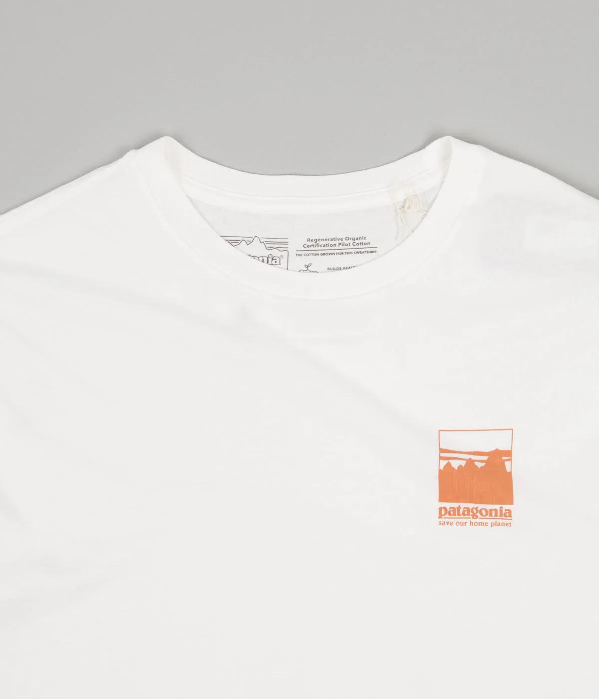 Patagonia Alpine Icon Regenerative T-Shirt - White