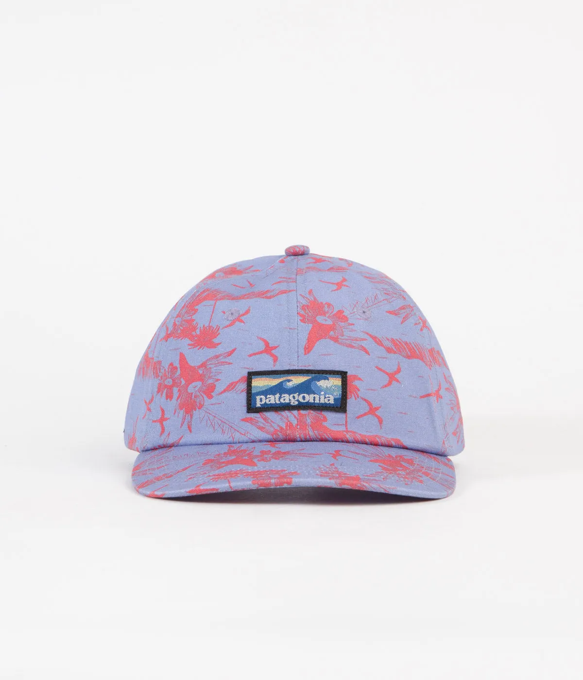 Patagonia Boardshort Label Trad Cap - Faria Small: Light Current Blue