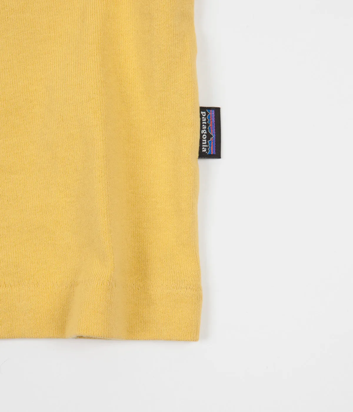 Patagonia Organic Cotton Midweight Long Sleeve Pocket T-Shirt - Surfboard Yellow