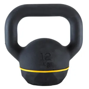 Pesa de hierro fundido con base de goma de 12 kg Kettlebell