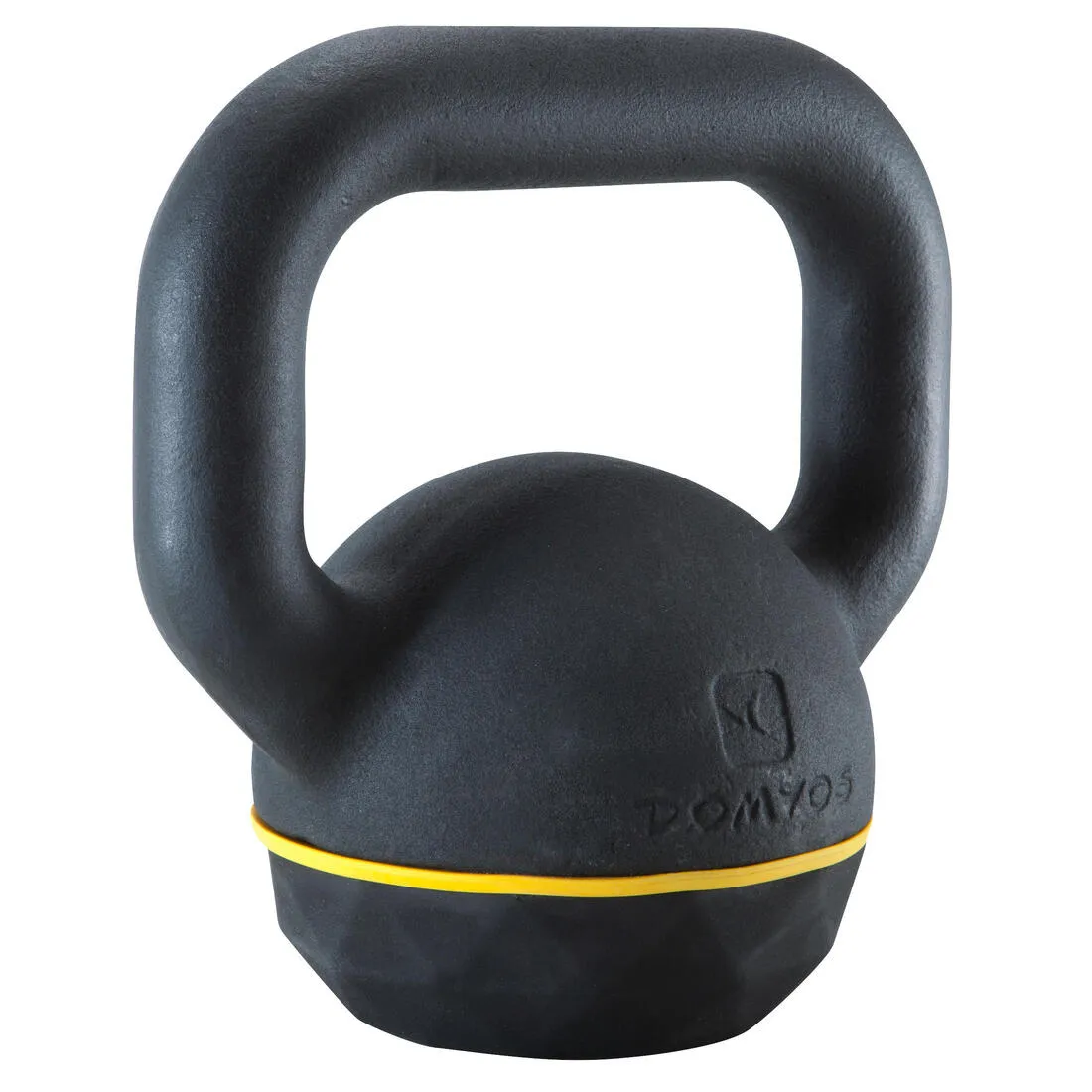 Pesa de hierro fundido con base de goma de 12 kg Kettlebell