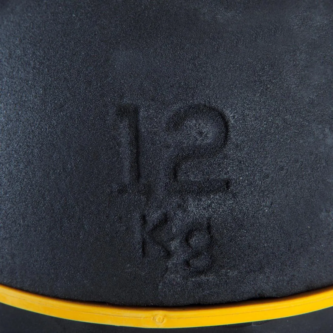 Pesa de hierro fundido con base de goma de 12 kg Kettlebell
