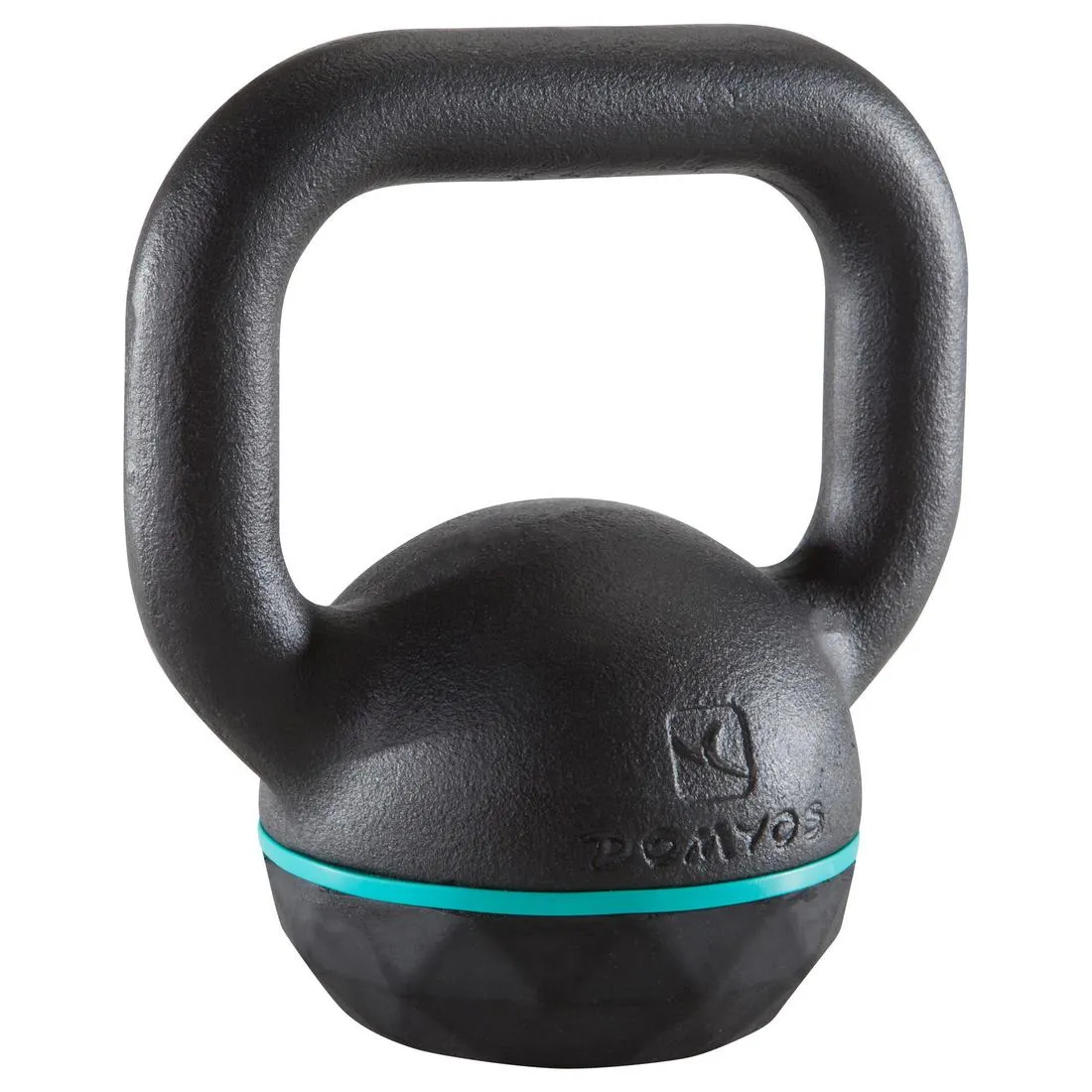 Pesa de hierro fundido con base de goma de 6 kg Kettlebell