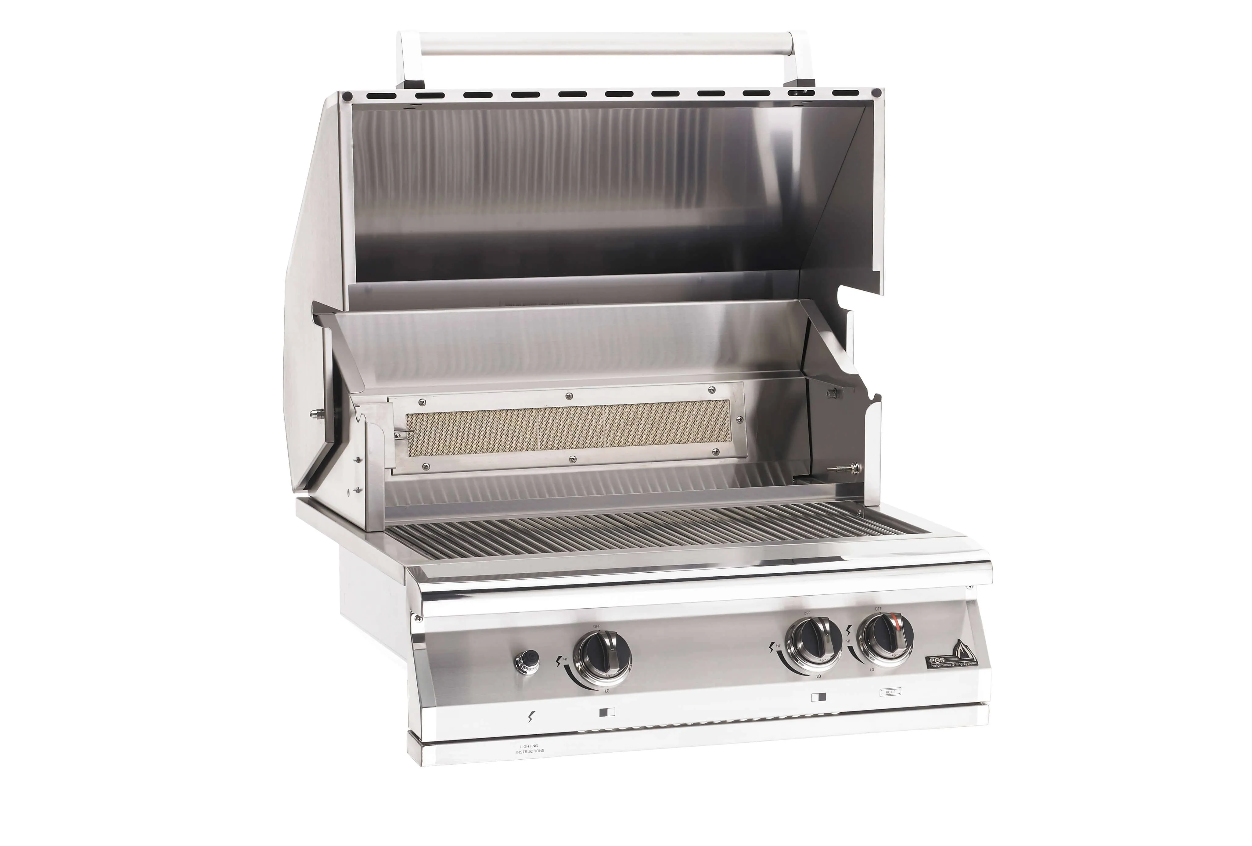 PGS Grills Legacy Series 30-Inch Newport Grill Head with Rotisserie Backburner - S27R