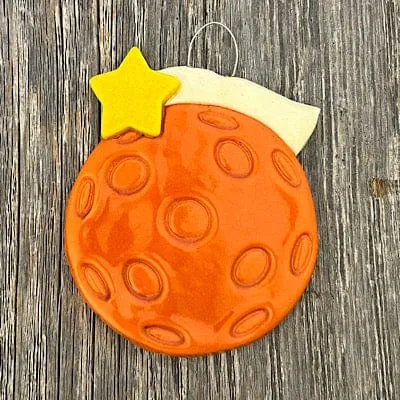 Pickleball Christmas Ornament