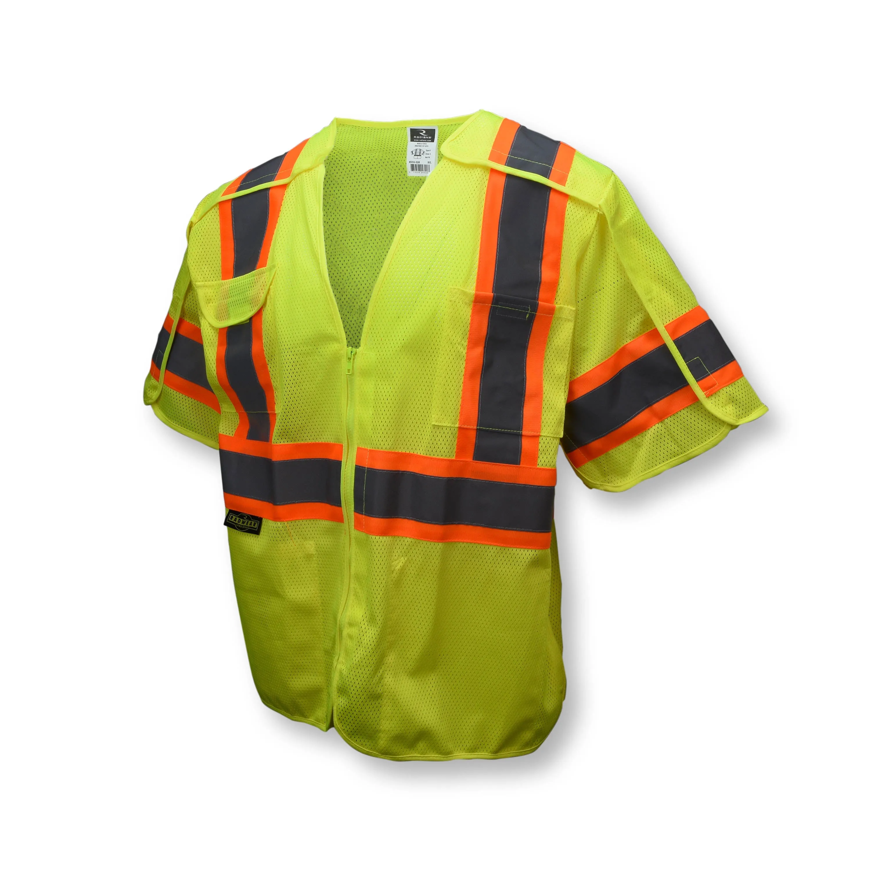 Radians SV24-3 Type R Class 3 Breakaway Mesh Surveyor Vest
