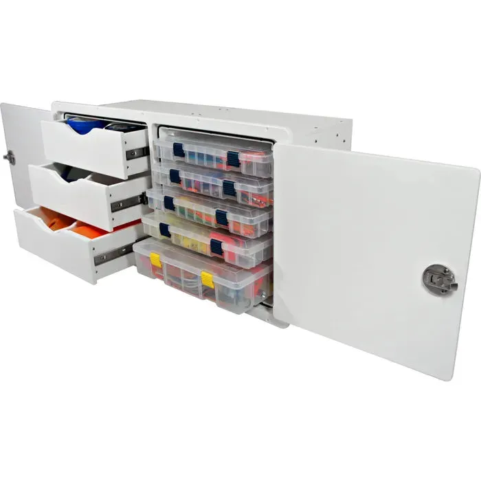 RIO MARINE CUSTOMS 3 TRAY TACKLE BOX WITH CATCH-ALL