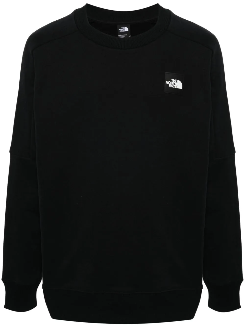 rubberised-logo cotton sweatshirt
