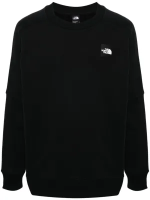 rubberised-logo cotton sweatshirt