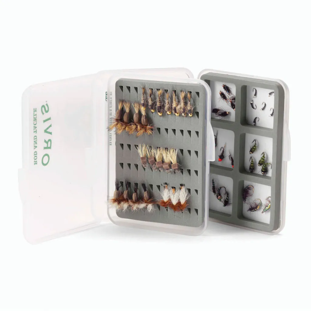Super Slim Shirt-Pocket Compartment Fly Box - (6 Compartment)