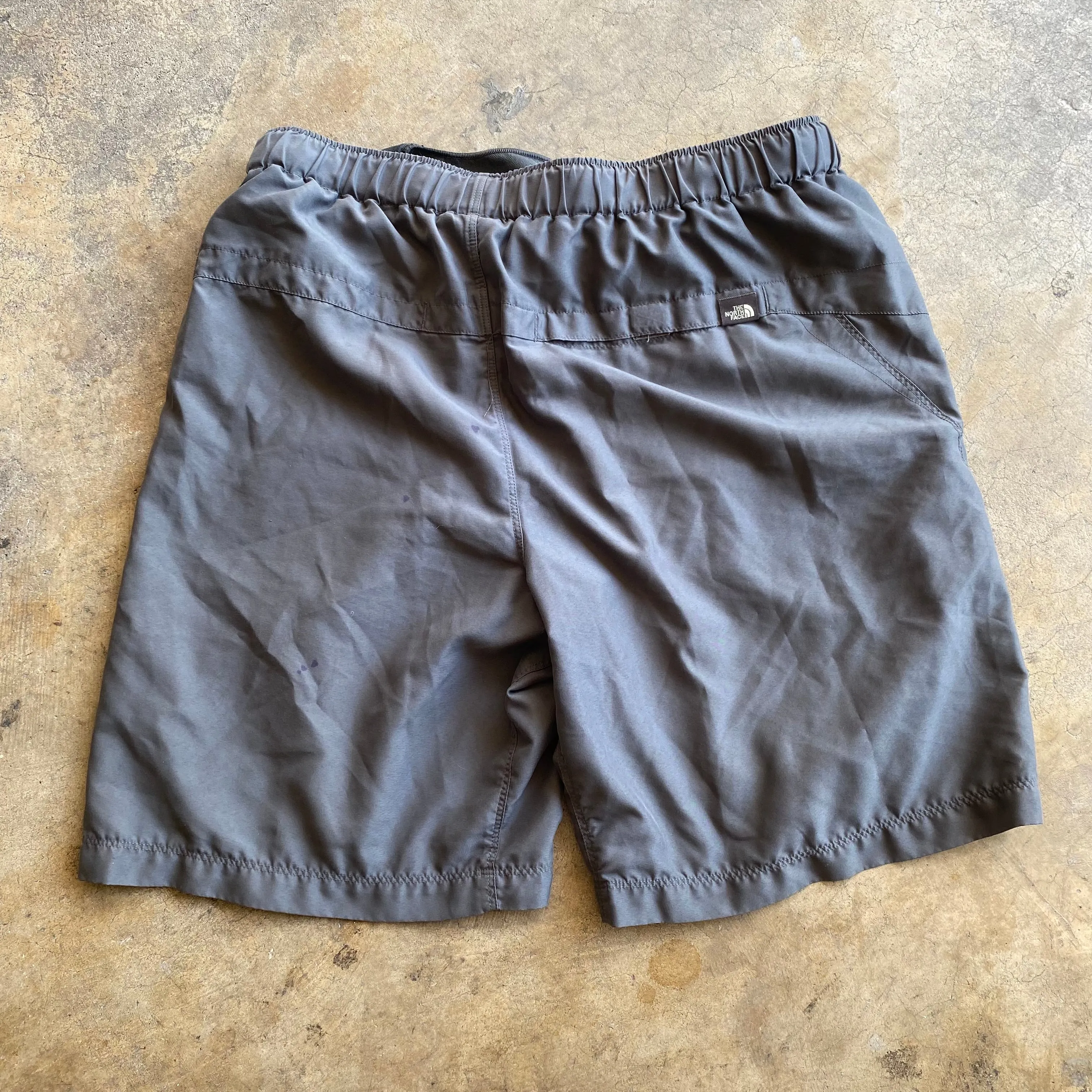 The North Face Grey Belted Nylon Hiking Shorts