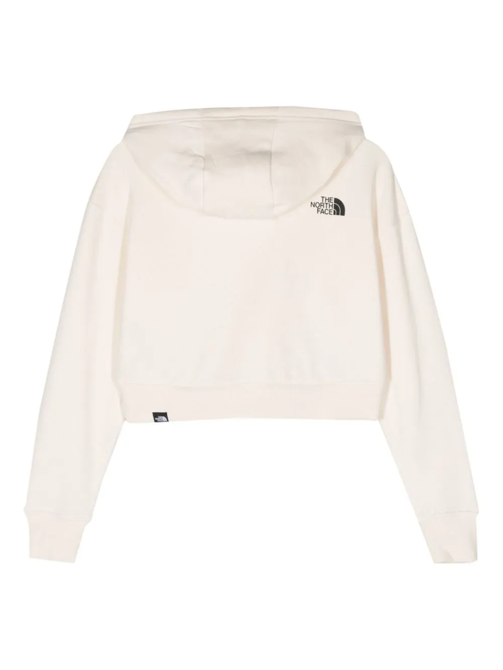 Trend cropped cotton hoodie