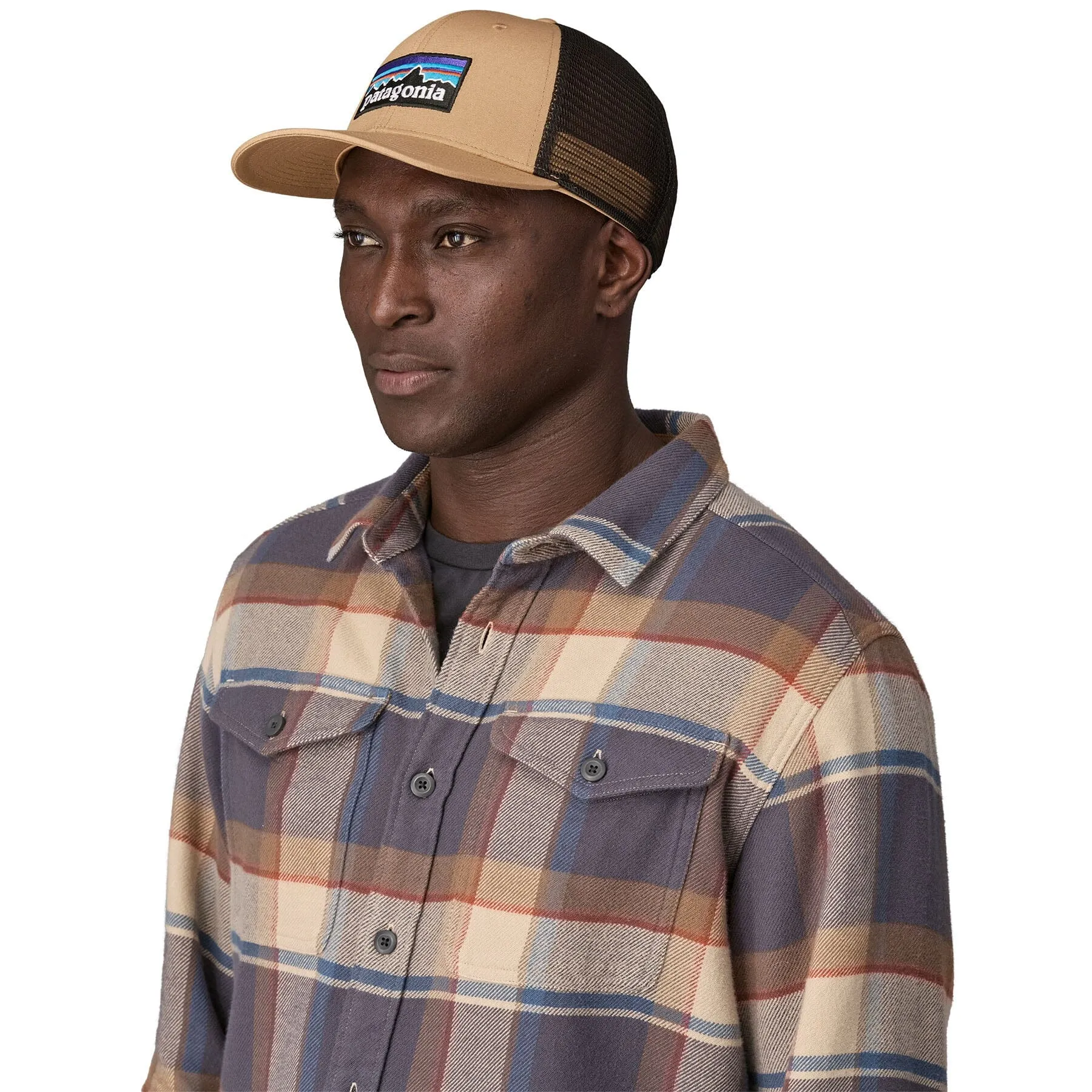 Unisex P-6 Logo Trucker Hat - Organic Cotton