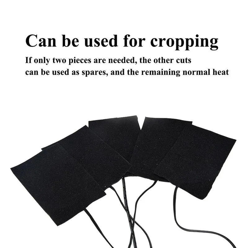 USB Charging Heated Pad for Jackets & Vests - Winter Warming Ski Clothing Mat