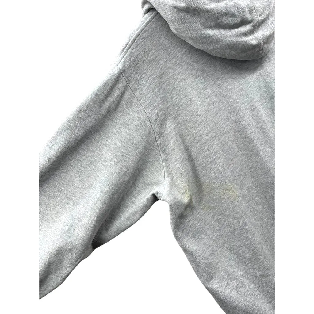 Vintage The North Face Men's Essential Gray Logo Hoodie