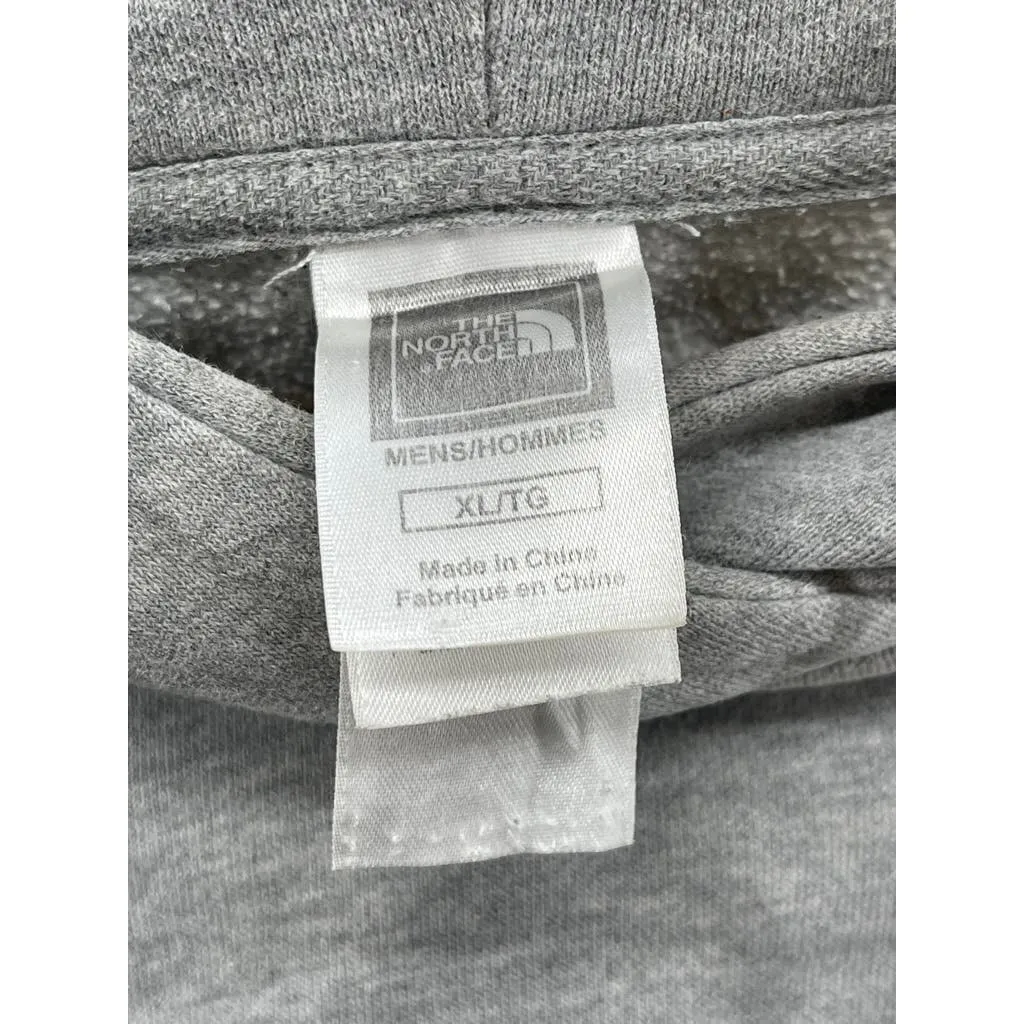 Vintage The North Face Men's Essential Gray Logo Hoodie