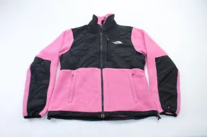 Women's The North Face Embroidered Logo Pink & Black Jacket