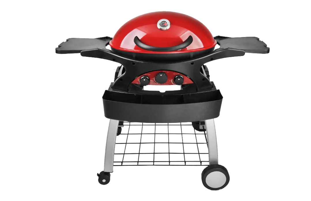 Ziggy by Ziegler & Brown Triple Grill LP Gas - Chilli Red